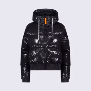 Doudoune courte brillante Nine